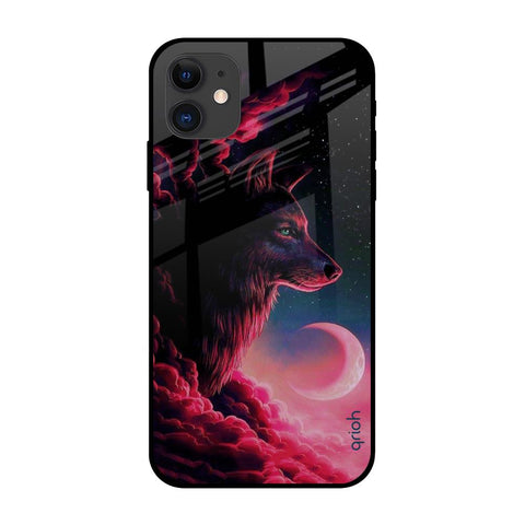 Moon Wolf iPhone 12 mini Glass Back Cover Online