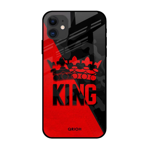 I Am A King iPhone 12 mini Glass Back Cover Online