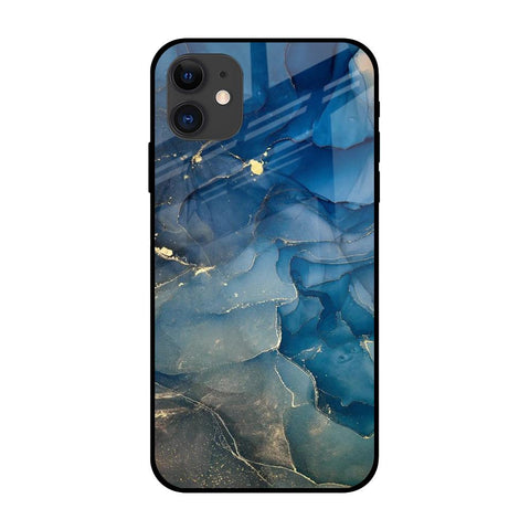 Blue Cool Marble iPhone 12 mini Glass Back Cover Online