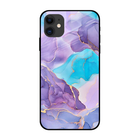 Alcohol ink Marble iPhone 12 mini Glass Back Cover Online