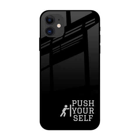 Push Your Self iPhone 12 mini Glass Back Cover Online