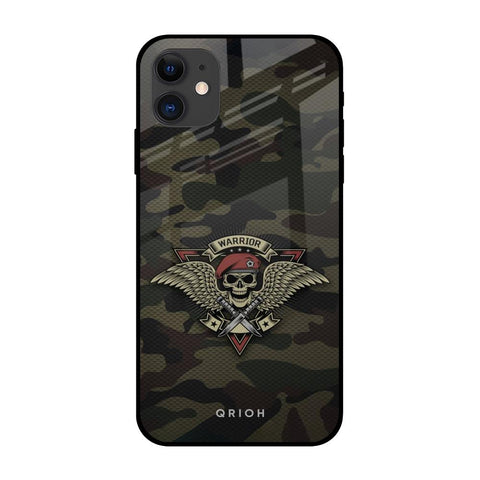 Army Warrior iPhone 12 mini Glass Back Cover Online