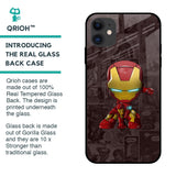 Angry Baby Super Hero Glass Case for iPhone 12 mini