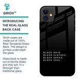 Black Soul Glass Case for iPhone 12 mini