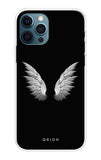 White Angel Wings iPhone 12 Pro Back Cover