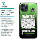 Zoro Wanted Glass Case for iPhone 12 Pro Max