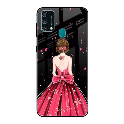 Fashion Princess Samsung Galaxy F41 Glass Back Cover Online