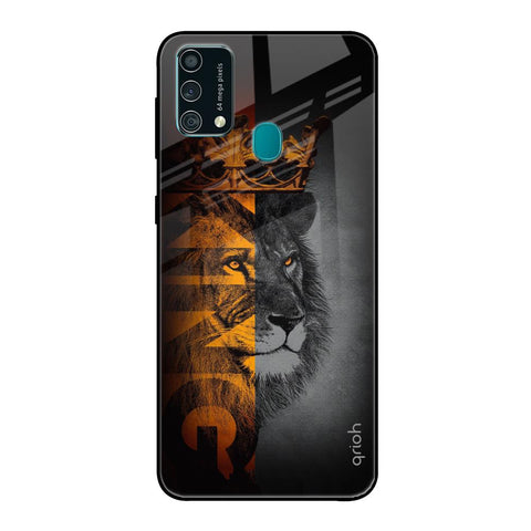 King Of Forest Samsung Galaxy F41 Glass Back Cover Online
