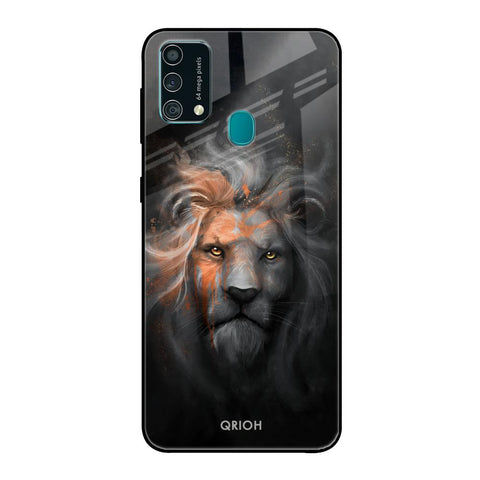 Devil Lion Samsung Galaxy F41 Glass Back Cover Online