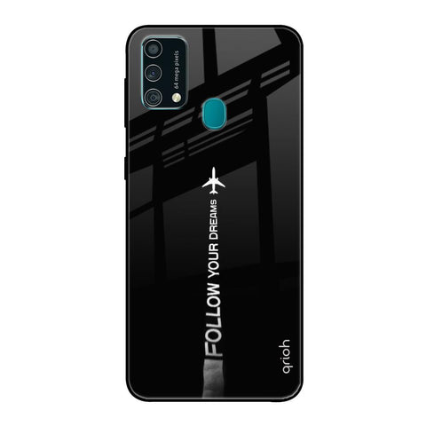 Follow Your Dreams Samsung Galaxy F41 Glass Back Cover Online