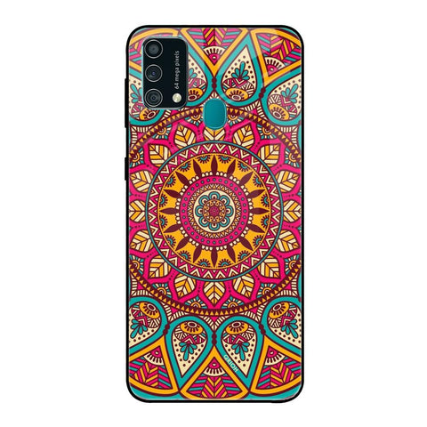 Elegant Mandala Samsung Galaxy F41 Glass Back Cover Online