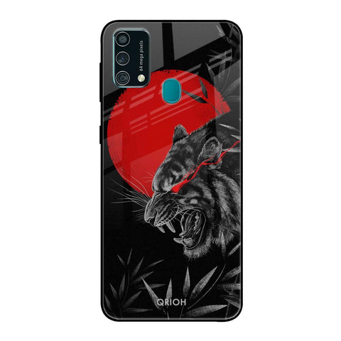 Red Moon Tiger Samsung Galaxy F41 Glass Back Cover Online