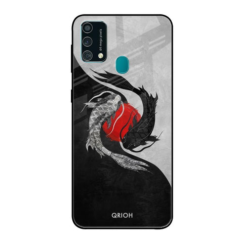 Japanese Art Samsung Galaxy F41 Glass Back Cover Online