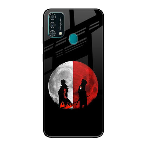 Anime Red Moon Samsung Galaxy F41 Glass Back Cover Online