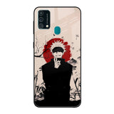 Manga Series Samsung Galaxy F41 Glass Back Cover Online