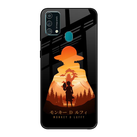 Luffy One Piece Samsung Galaxy F41 Glass Back Cover Online