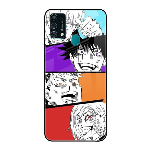 Anime Sketch Samsung Galaxy F41 Glass Back Cover Online