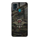 Army Warrior Samsung Galaxy F41 Glass Back Cover Online