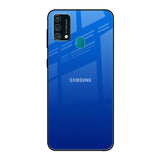 Egyptian Blue Samsung Galaxy F41 Glass Back Cover Online