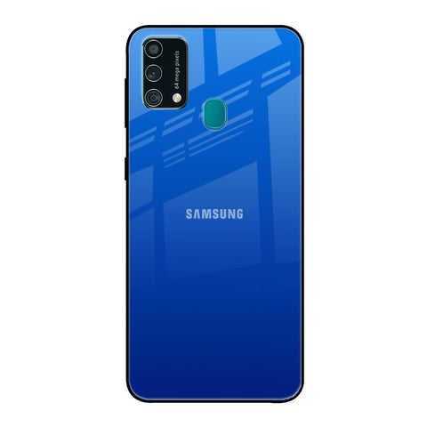 Egyptian Blue Samsung Galaxy F41 Glass Back Cover Online