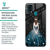 Queen Of Fashion Glass Case for Samsung Galaxy F41