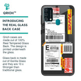 Cool Barcode Label Glass case For Samsung Galaxy F41