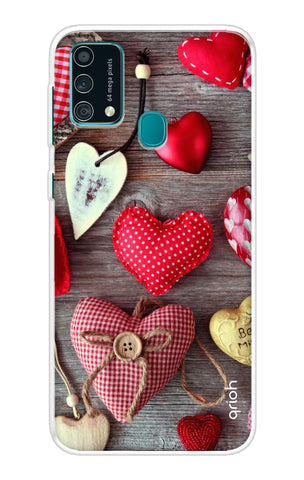 Valentine Hearts Samsung Galaxy F41 Back Cover