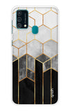 Hexagonal Pattern Samsung Galaxy F41 Back Cover