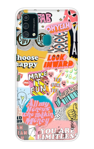 Make It Fun Samsung Galaxy F41 Back Cover