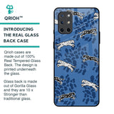 Blue Cheetah Glass Case for OnePlus 8T