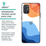 Wavy Color Pattern Glass Case for OnePlus 8T