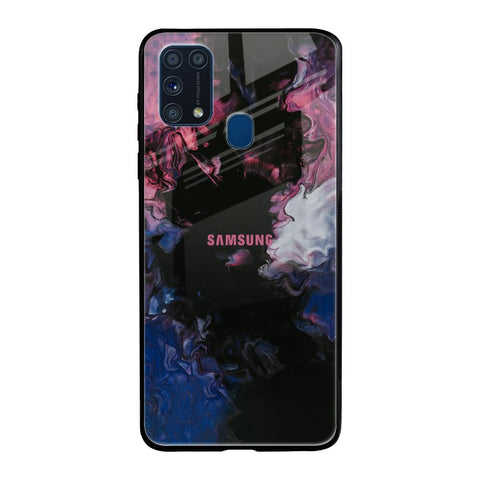 Smudge Brush Samsung Galaxy M31 Prime Glass Back Cover Online