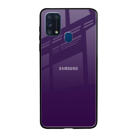 Dark Purple Samsung Galaxy M31 Prime Glass Back Cover Online