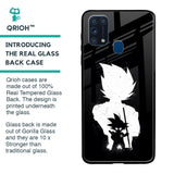 Monochrome Goku Glass Case for Samsung Galaxy M31 Prime