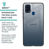 Smokey Grey Color Glass Case For Samsung Galaxy M31 Prime