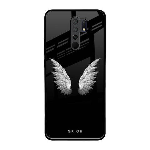 White Angel Wings Poco M2 Glass Back Cover Online