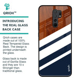 Bold Stripes Glass Case for Poco M2