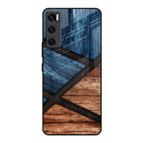 Wooden Tiles Vivo V20 SE Glass Back Cover Online