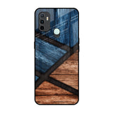 Wooden Tiles Oppo A33 Glass Back Cover Online