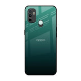 Palm Green Oppo A33 Glass Back Cover Online