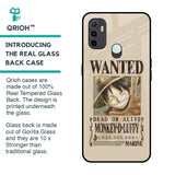 Luffy Wanted Glass Case for Oppo A33