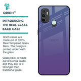Indigo Pastel Glass Case For Oppo A33