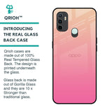 Pastel Pink Gradient Glass Case For Oppo A33