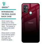 Wine Red Glass Case For Oppo A33