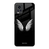 White Angel Wings Vivo V20 Pro Glass Back Cover Online