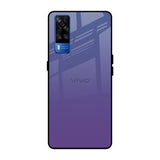 Indigo Pastel Vivo Y51 2020 Glass Back Cover Online