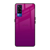 Magenta Gradient Vivo Y51 2020 Glass Back Cover Online