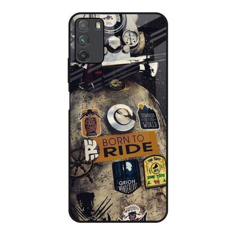 Ride Mode On Poco M3 Glass Back Cover Online