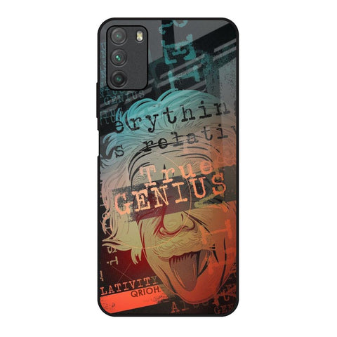 True Genius Poco M3 Glass Back Cover Online