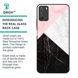 Marble Collage Art Glass Case For Poco M3
